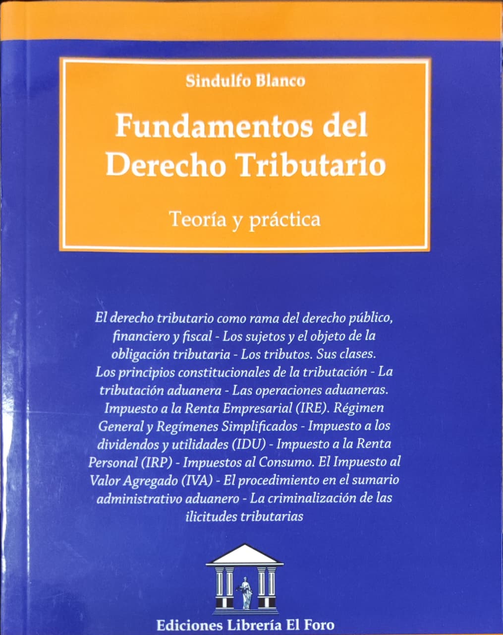Fundamentos del Derecho Tributario